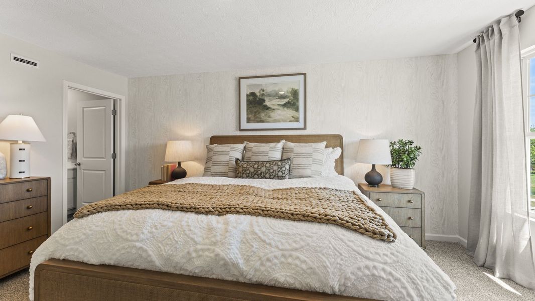 Furnished interior in a model home at Bancroft Place in Jackson (Image 19).