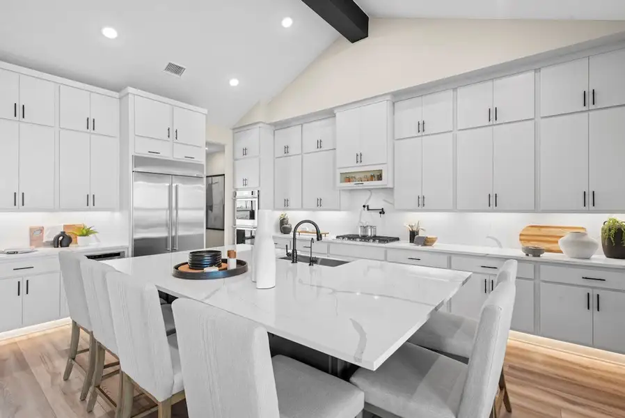 Furnished interior in a model home at Leander Estates in Leander (Image 5).