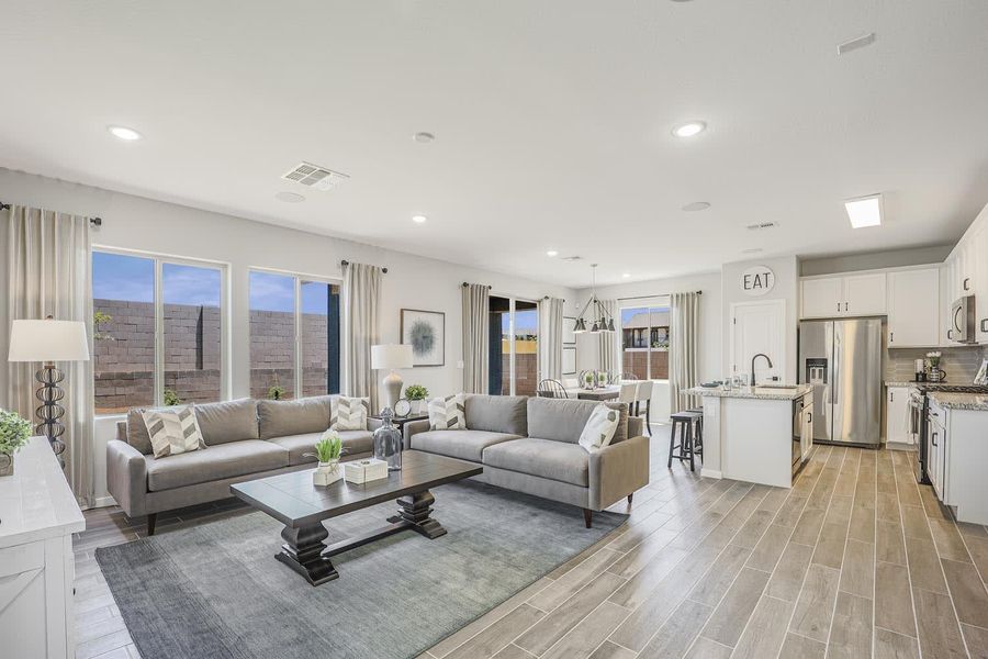 Great Room | Inspirada | Marketside Tercera | Verrado | New homes in Buckeye, Arizona | Landsea Homes Great Room | Inspirada | Marketside Tercera | Verrado | New homes in Buckeye, Arizona | Landsea Homes