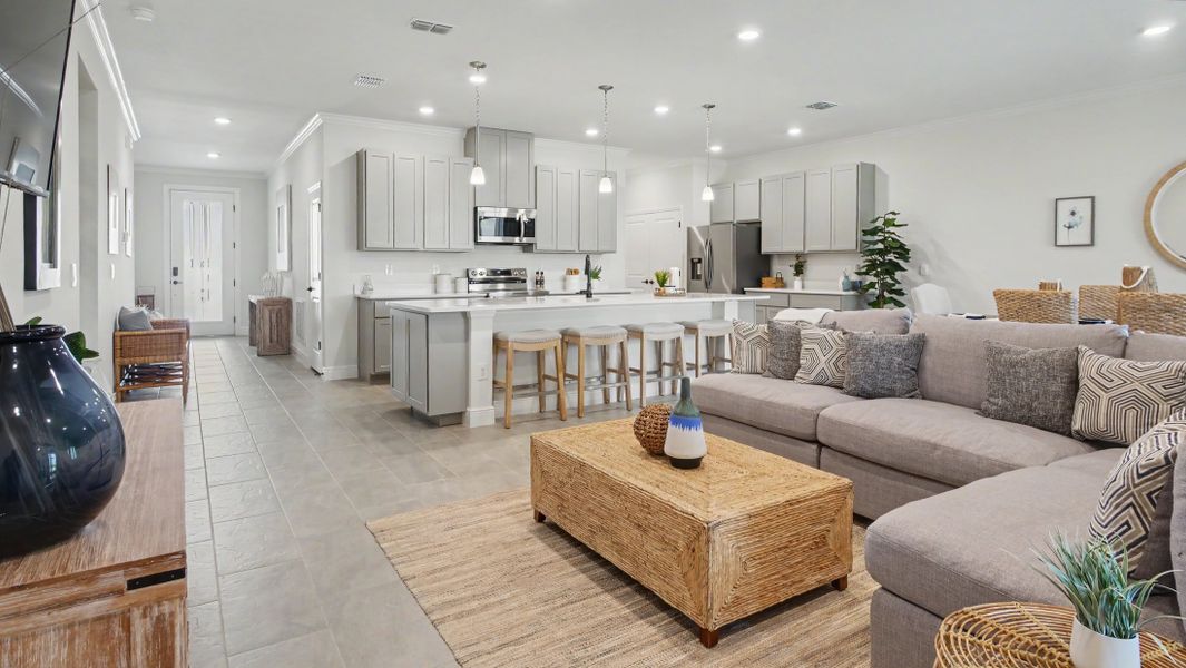 Furnished interior in a model home at Spring Hill in Spring Hill (Image 5).