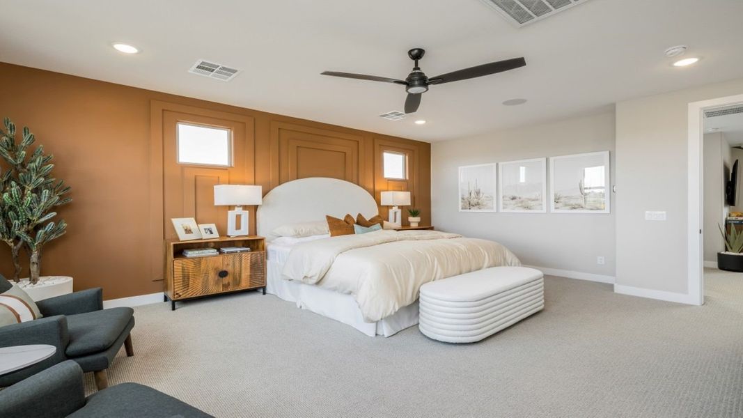 Furnished interior in a model home at Eminence at Alamar in Avondale (Image 19).