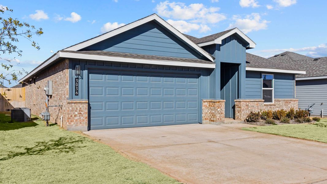 Front exterior of a home in the Faculty Row community, located in Abilene, TX (Image 5).