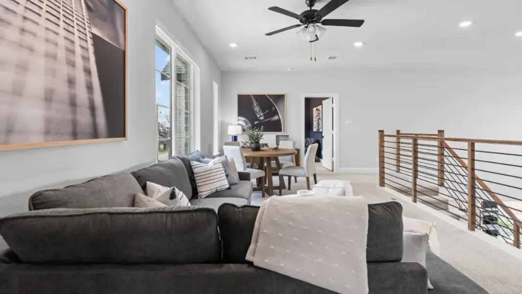 Furnished interior in a model home at Grace Woods in Carrollton (Image 34).