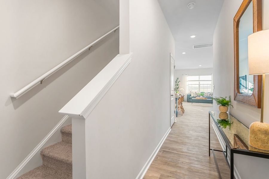 Furnished interior in a model home at Glennview in Kernersville (Image 4).