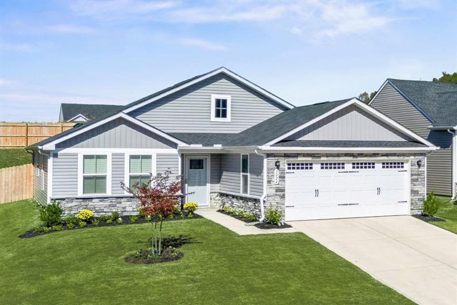 Enjoy maintenance free, one-level living at Everly Ranches!