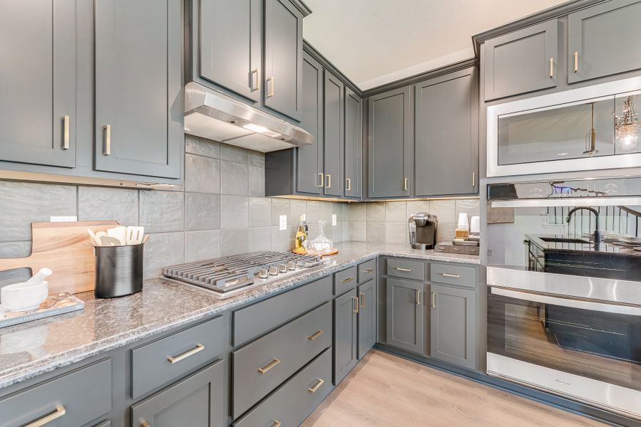 Furnished interior in a model home at Mustang Meadows in Waller (Image 16). Furnished interior in a model home at Mustang Meadows in Waller (Image 16).