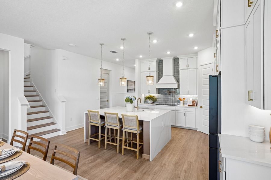 Furnished interior in a model home at Northlake at Ovation in Winter Garden (Image 11).