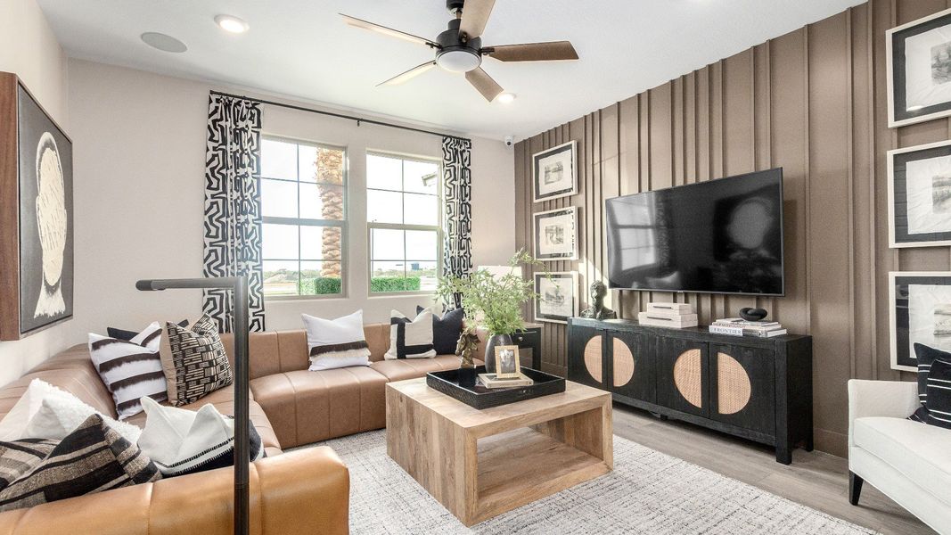 Furnished interior in a model home at Surprise City Center in Surprise (Image 14).