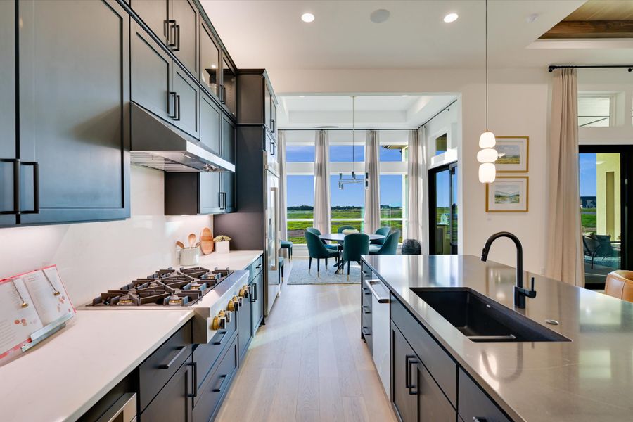 Furnished interior in a model home at Leander Estates in Leander (Image 34).