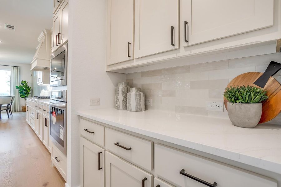 Furnished interior in a model home at Sweetgrass in Fort Worth (Image 23).