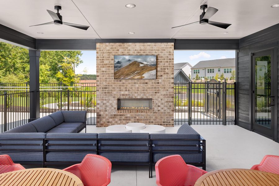 Furnished interior in a model home at Sweetbrier in Durham (Image 32). Furnished interior in a model home at Sweetbrier in Durham (Image 32).