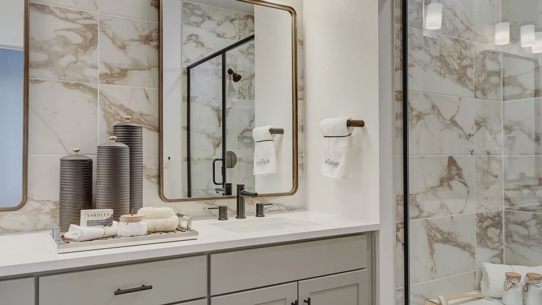 Close-up of interior finishes in a home at Westerly, Erie (Image 45).