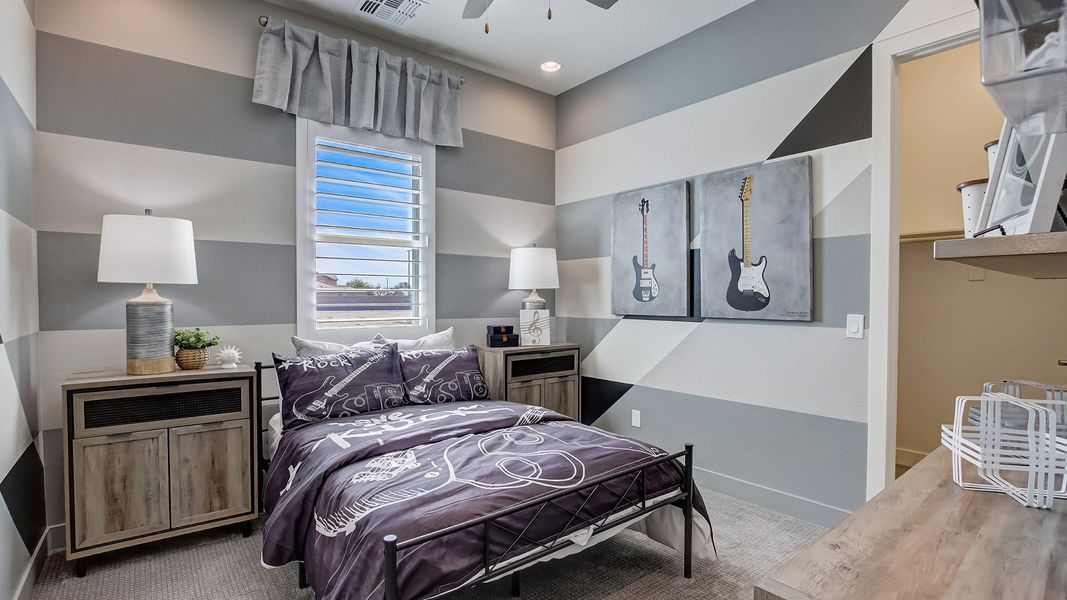 Furnished interior in a model home at Mirada Crossing in Goodyear (Image 24).