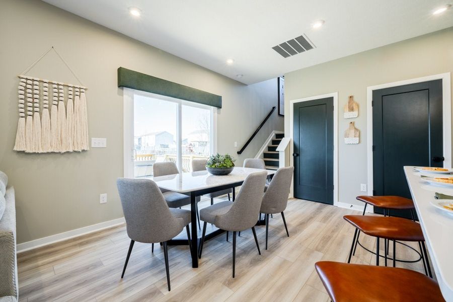 Furnished interior in a model home at Three Rivers in Rome (Image 23).
