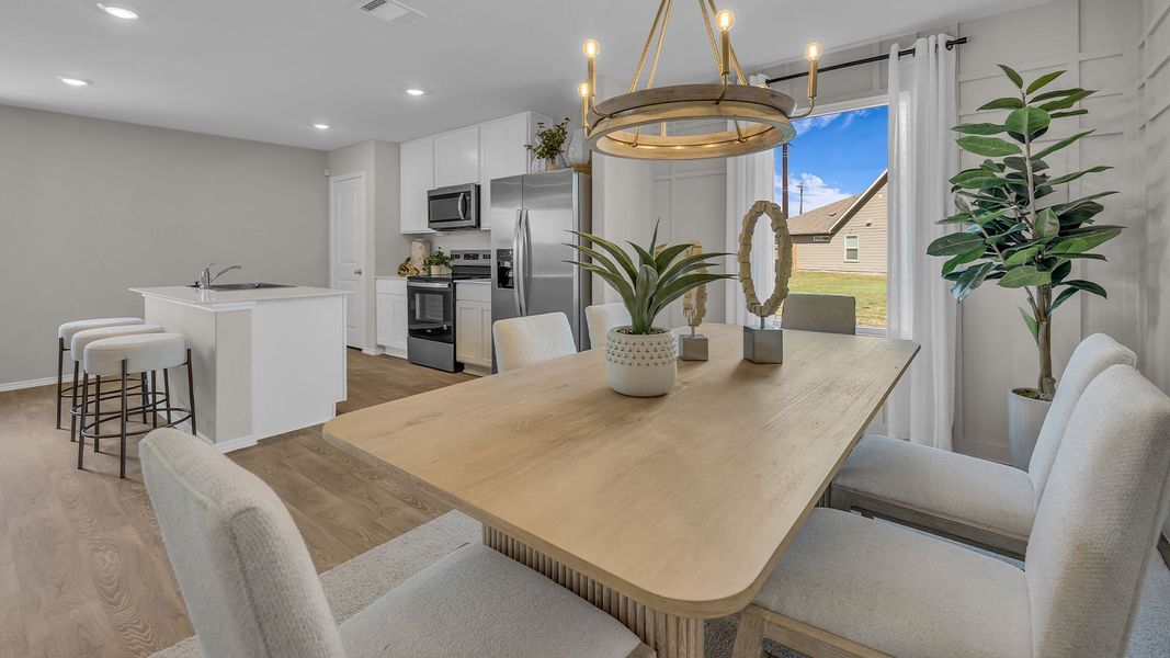 Furnished interior in a model home at Swenson Heights in Seguin (Image 25). Furnished interior in a model home at Swenson Heights in Seguin (Image 25).