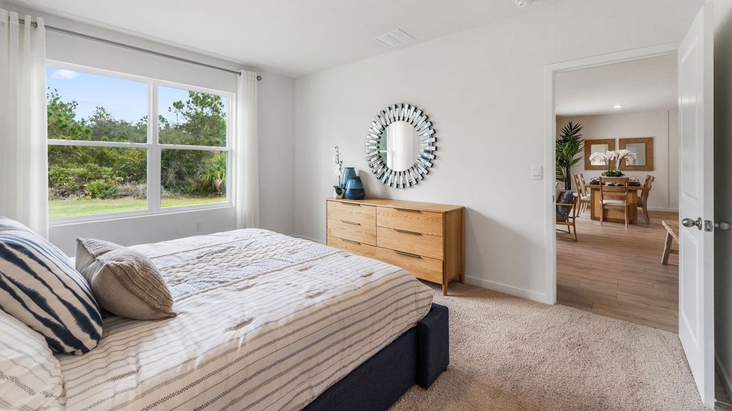 Furnished interior in a model home at Deltona New Homes in Deltona (Image 7).