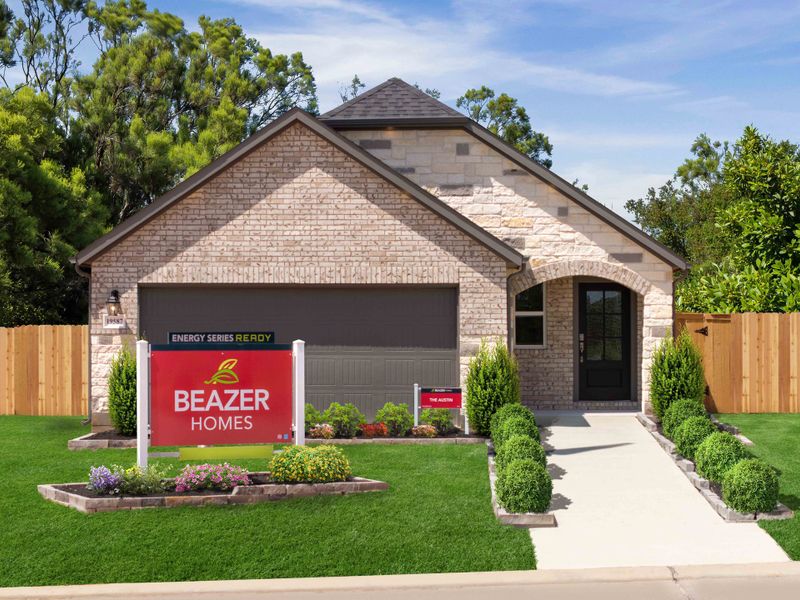 Front exterior of a home in the Montgomery Ridge community, located in Montgomery, TX (Image 2).