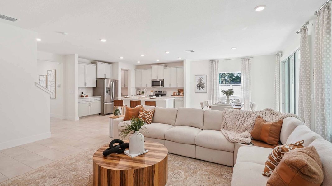 Furnished interior in a model home at Tartan Farms at Winding Oaks in Ocala (Image 5).