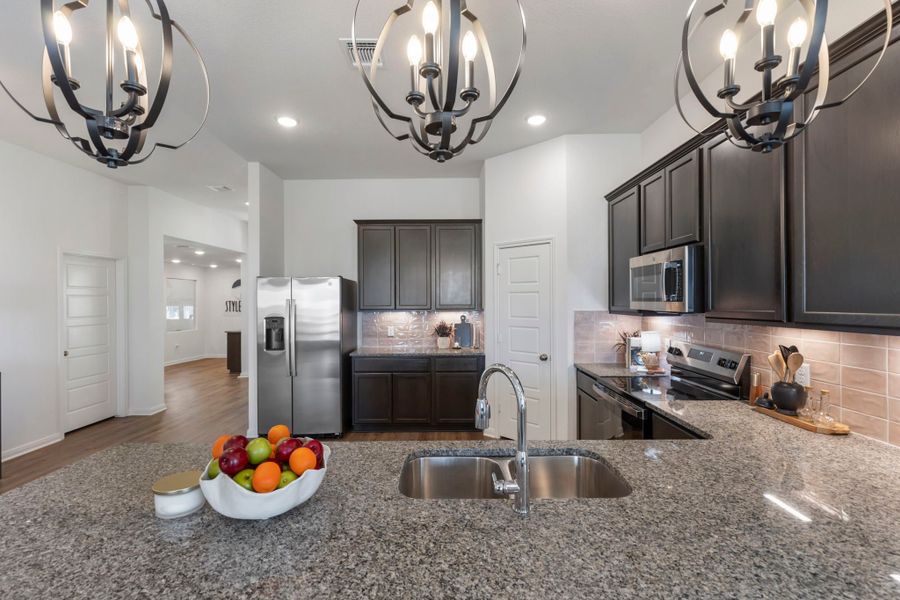 Furnished interior in a model home at Warrior's Legacy in Nolanville (Image 12). Furnished interior in a model home at Warrior's Legacy in Nolanville (Image 12).