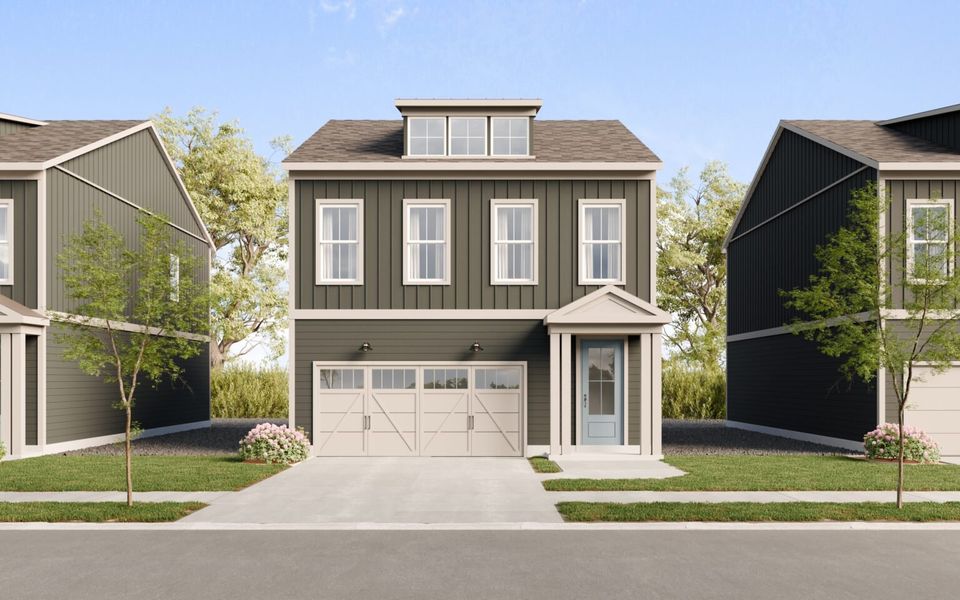 Front exterior of a home in the Wildflower community, located in Chattanooga, TN (Image 19).