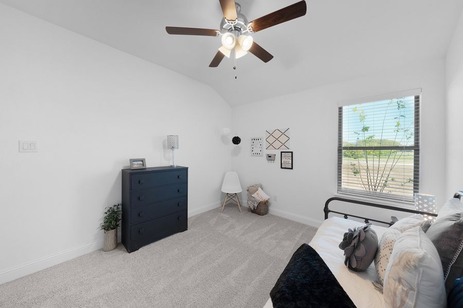 Furnished interior in a model home at Stonecreek in Sulphur Springs (Image 22).