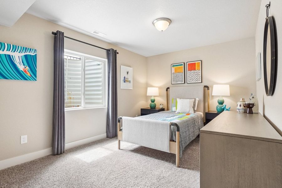 Furnished interior in a model home at Aspen Ranch in Fountain (Image 29).