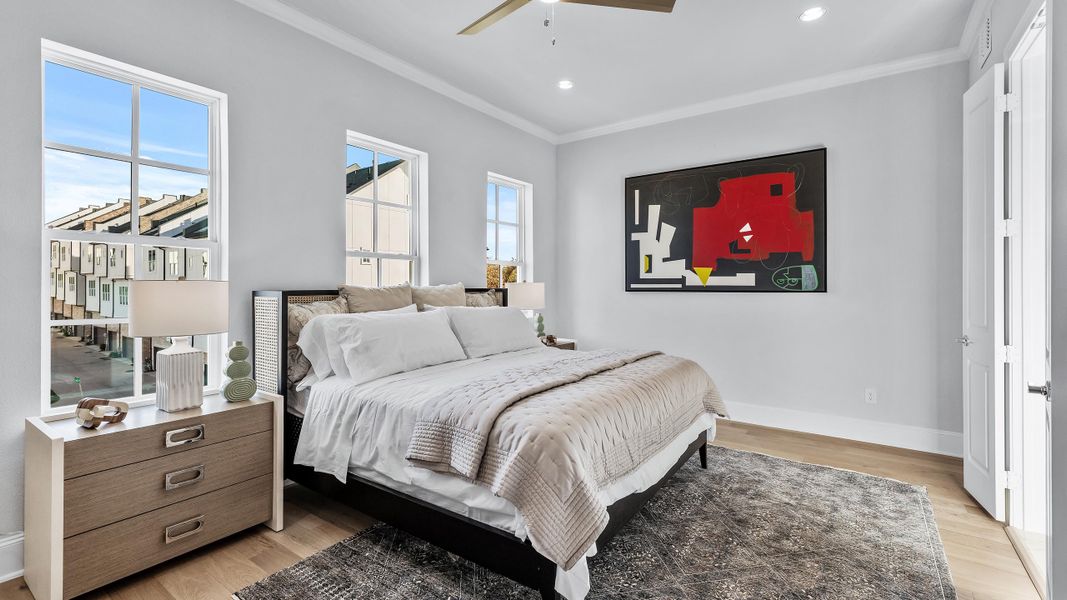 Furnished interior in a model home at Cedar Branch in Dallas (Image 17). Furnished interior in a model home at Cedar Branch in Dallas (Image 17).