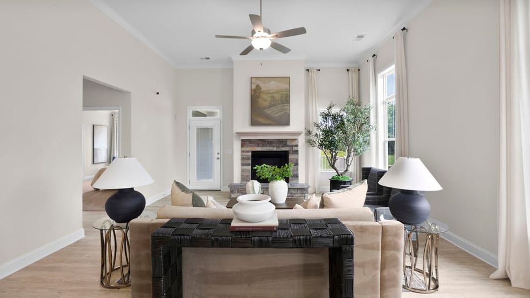 Furnished interior in a model home at Arrowood Acres in Enoree (Image 21).