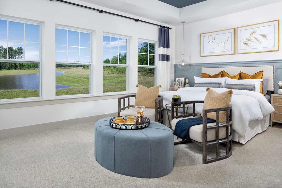 Furnished interior in a model home at Discover Series in Mount Pleasant (Image 11).