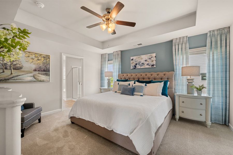 Furnished interior in a model home at The Islands in Beech Island (Image 20).