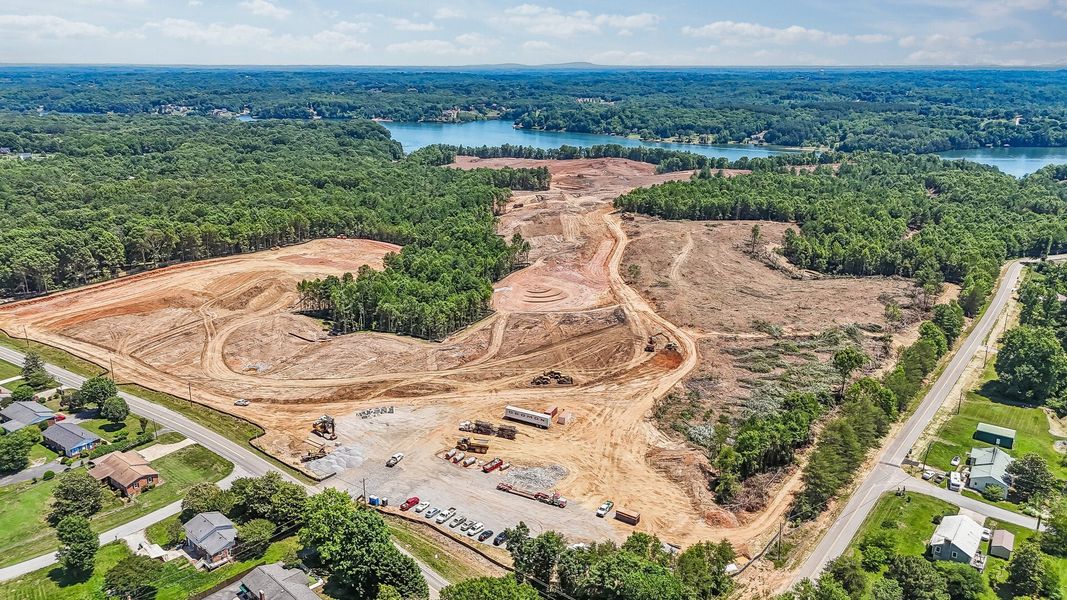 Site preparation and early development at Esplanade at Lake Hickory in Taylorsville, NC (Image 9).