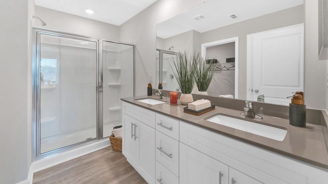 Furnished interior in a model home at Archer's Pointe in Johnson City (Image 28).