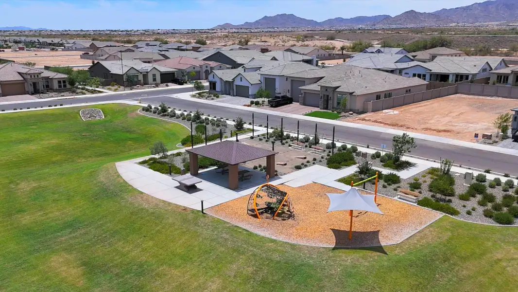 Aerial view of the Windrose community in Waddell, AZ, showing layout and nearby surroundings (Image 8).