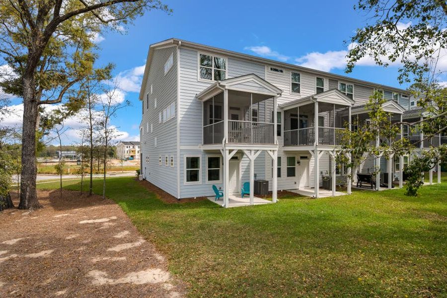 Exterior details of a home in New Riverside Village, Bluffton (Image 6).