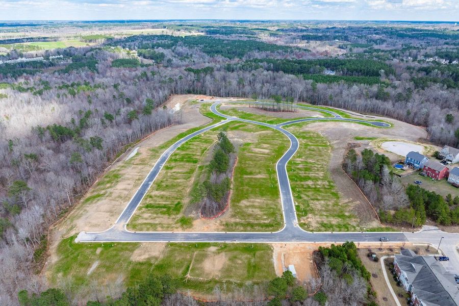 Site preparation and early development at Riverwood Ranch in Clayton, NC (Image 6).
