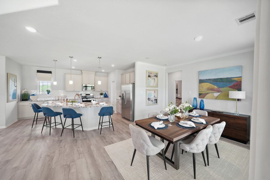 Furnished interior in a model home at Southfork Ranch in Sealy (Image 4).