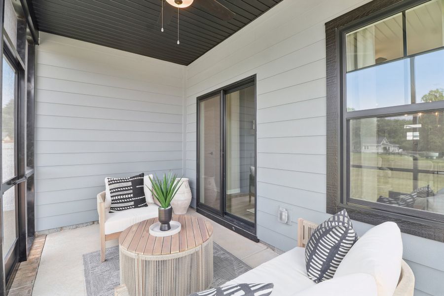 Furnished interior in a model home at Dunbar Village in Cayce (Image 35).