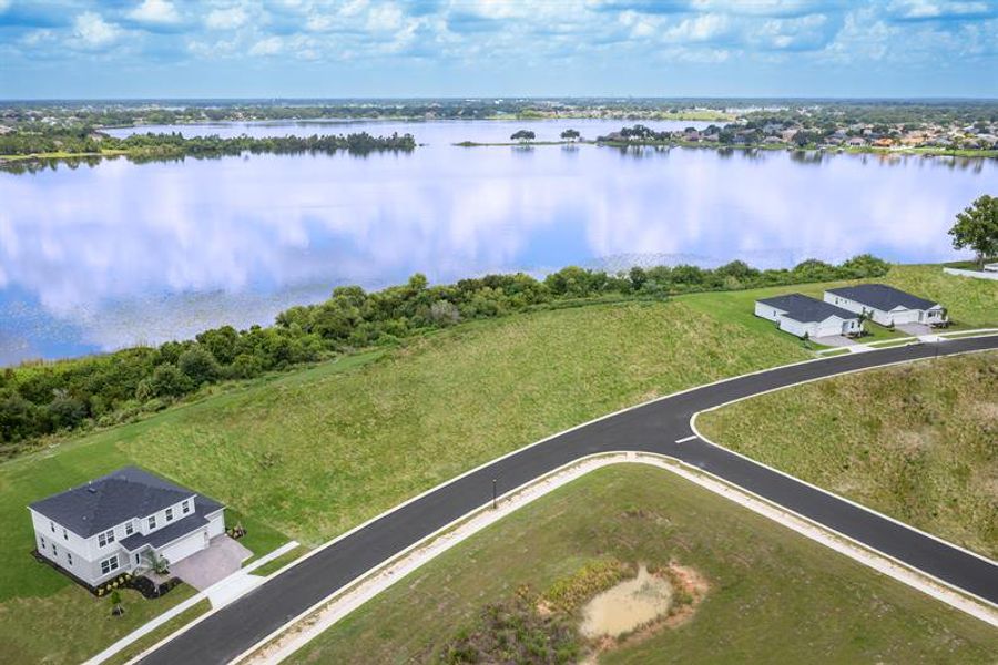 Aerial view of the Ashton Covey community in Winter Haven, FL, showing layout and nearby surroundings (Image 1).