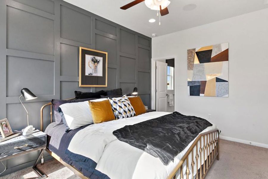 Furnished interior in a model home at Whisper Valley in Manor (Image 10). Furnished interior in a model home at Whisper Valley in Manor (Image 10).