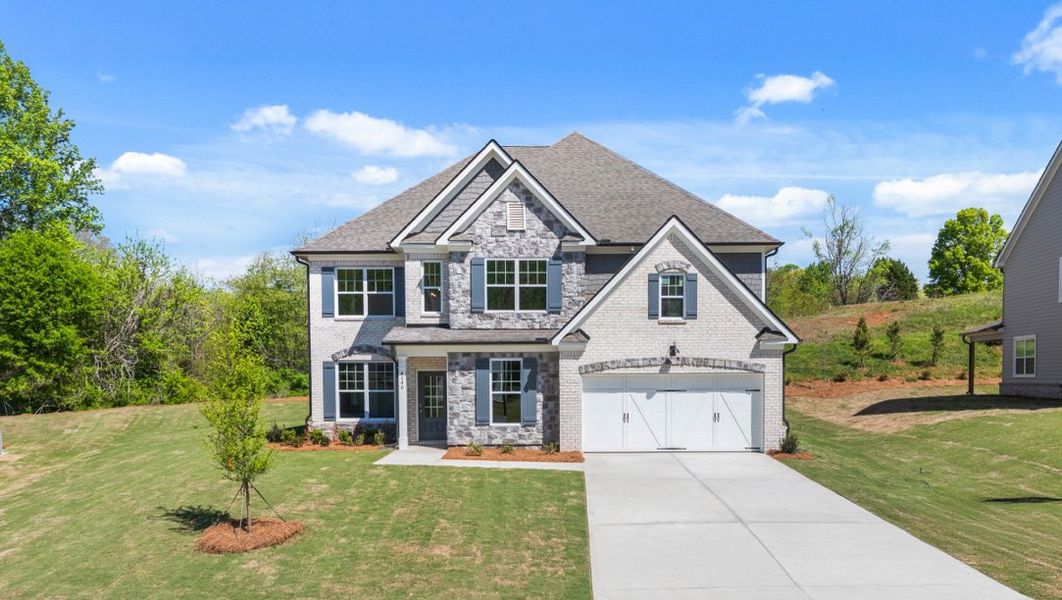 Front exterior of a home in the Haven Abbey community, located in Cumming, GA (Image 3). Front exterior of a home in the Haven Abbey community, located in Cumming, GA (Image 3).