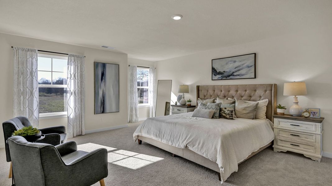 Furnished interior in a model home at Abington Farms in Hixson (Image 11).