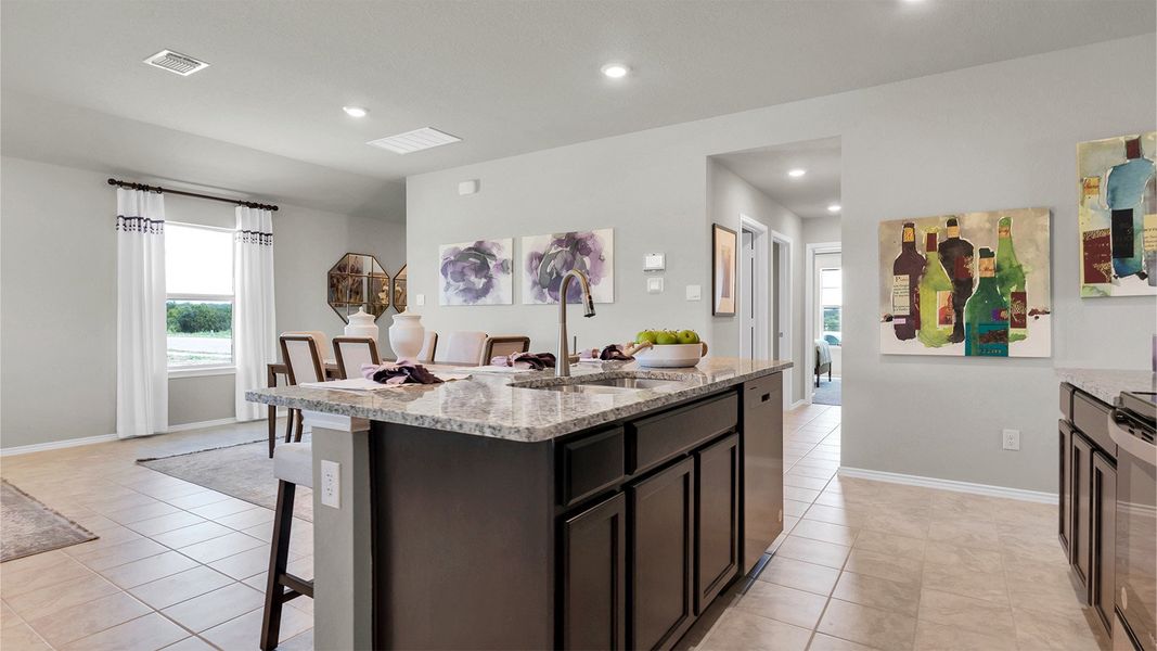 Furnished interior in a model home at Reynolds Crossing in Killeen (Image 8).