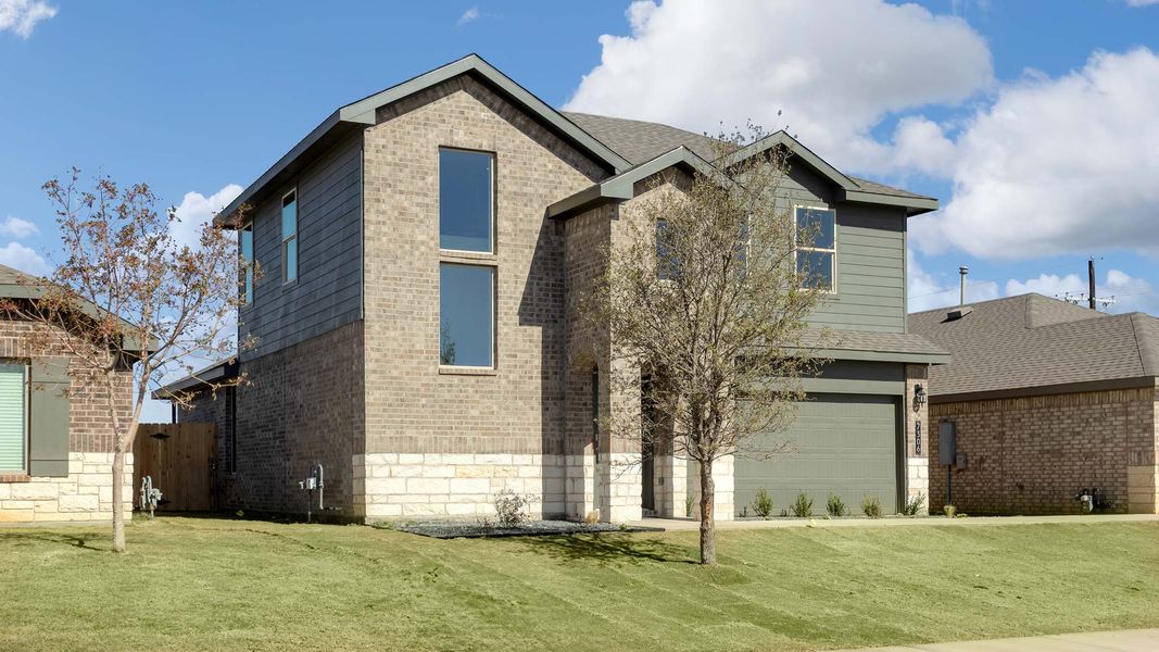 Front exterior of a home in the Terra Vista community, located in Lubbock, TX (Image 10).