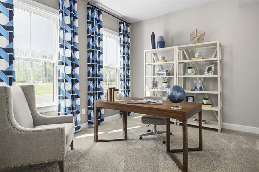 Furnished interior in a model home at Linden Park in Duncan (Image 8).