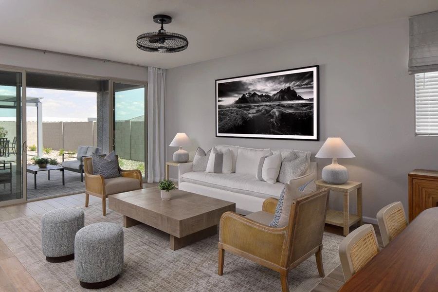 Furnished interior in a model home at Retreat at Stonebridge Manor in Waddell (Image 5).