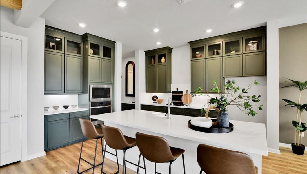 Furnished interior in a model home at Summer Place  35' in Montgomery (Image 44).