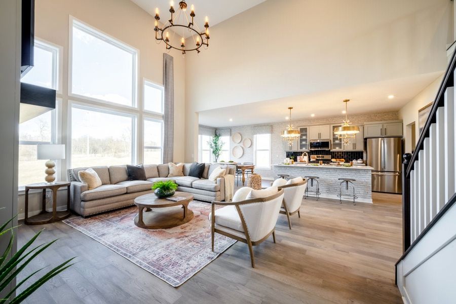 Furnished interior in a model home at Vista Hills in Louisville (Image 25). Furnished interior in a model home at Vista Hills in Louisville (Image 25).