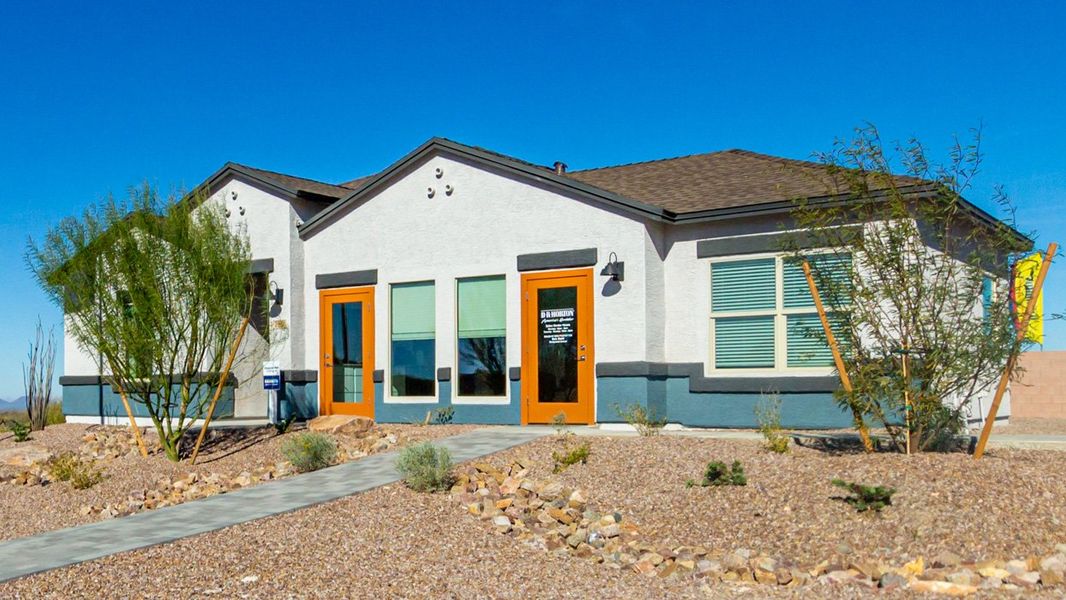 Front exterior of a home in the Sycamore Vista community, located in Vail, AZ (Image 8).