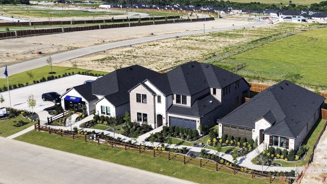 Aerial view of the Windchime community in Celina, TX, showing layout and nearby surroundings (Image 13). Aerial view of the Windchime community in Celina, TX, showing layout and nearby surroundings (Image 13).