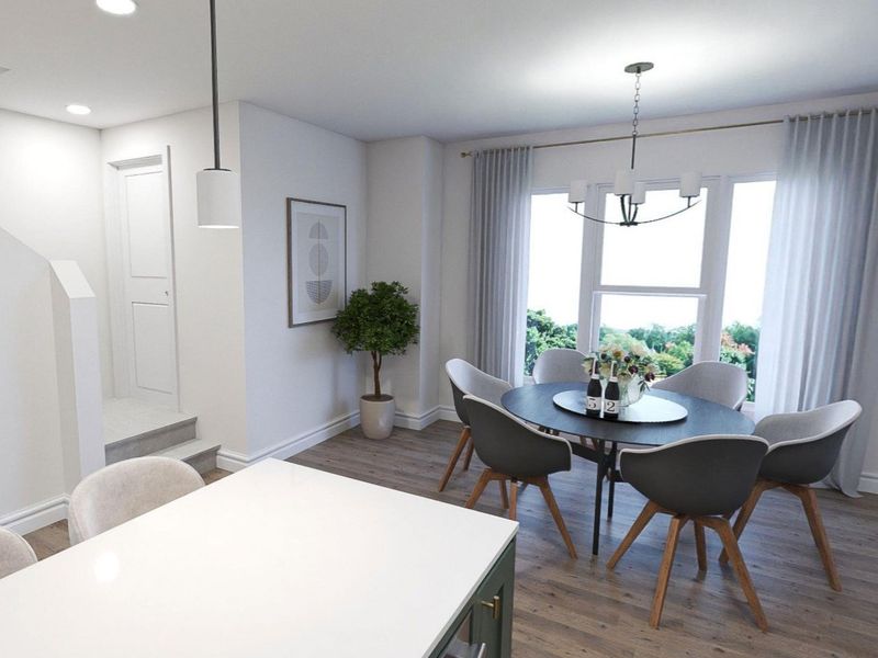 Furnished interior in a model home at ~Faris Park~ in Greenville (Image 4). Furnished interior in a model home at ~Faris Park~ in Greenville (Image 4).